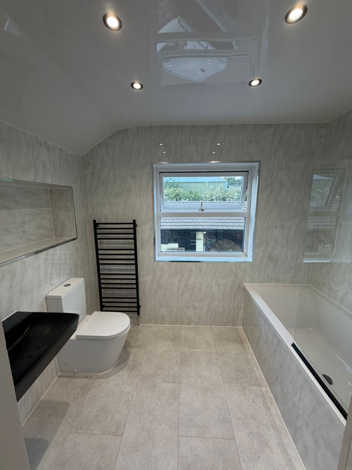 Completed bathroom refurbishment