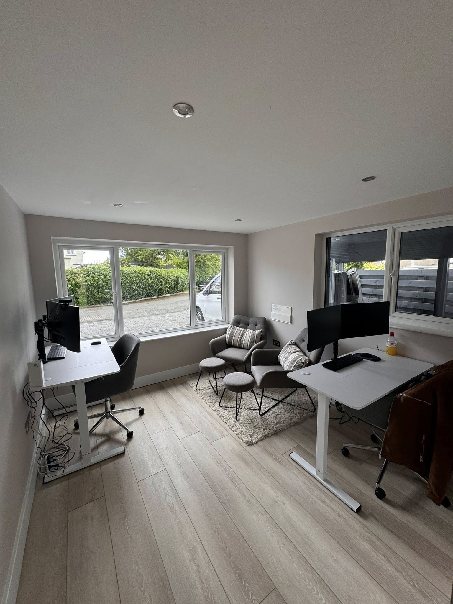 Garage office conversion