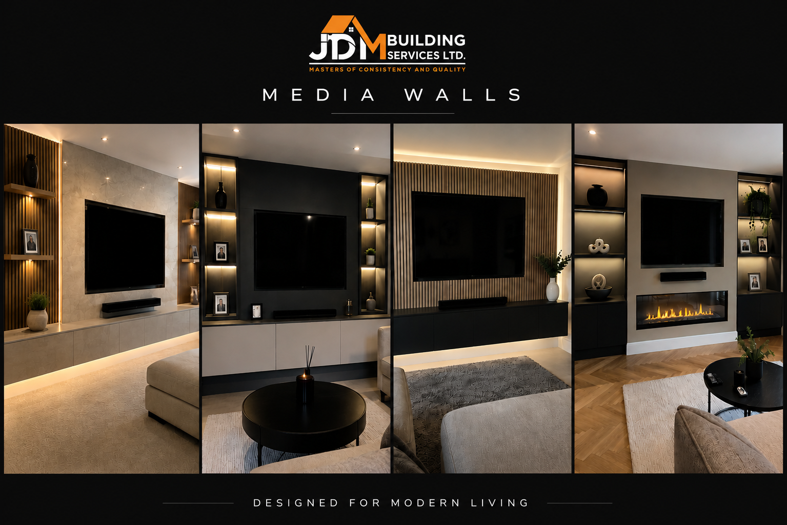 Media wall installation
