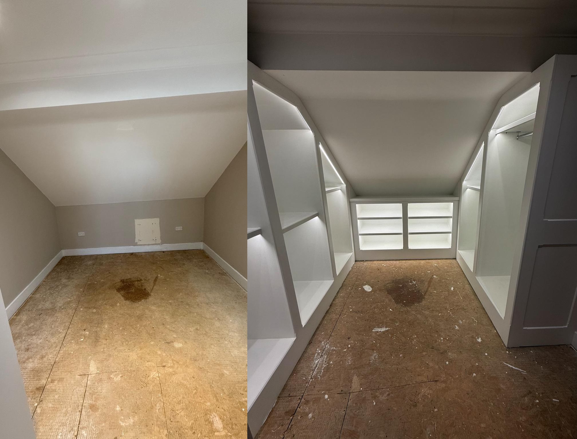 Hallway after