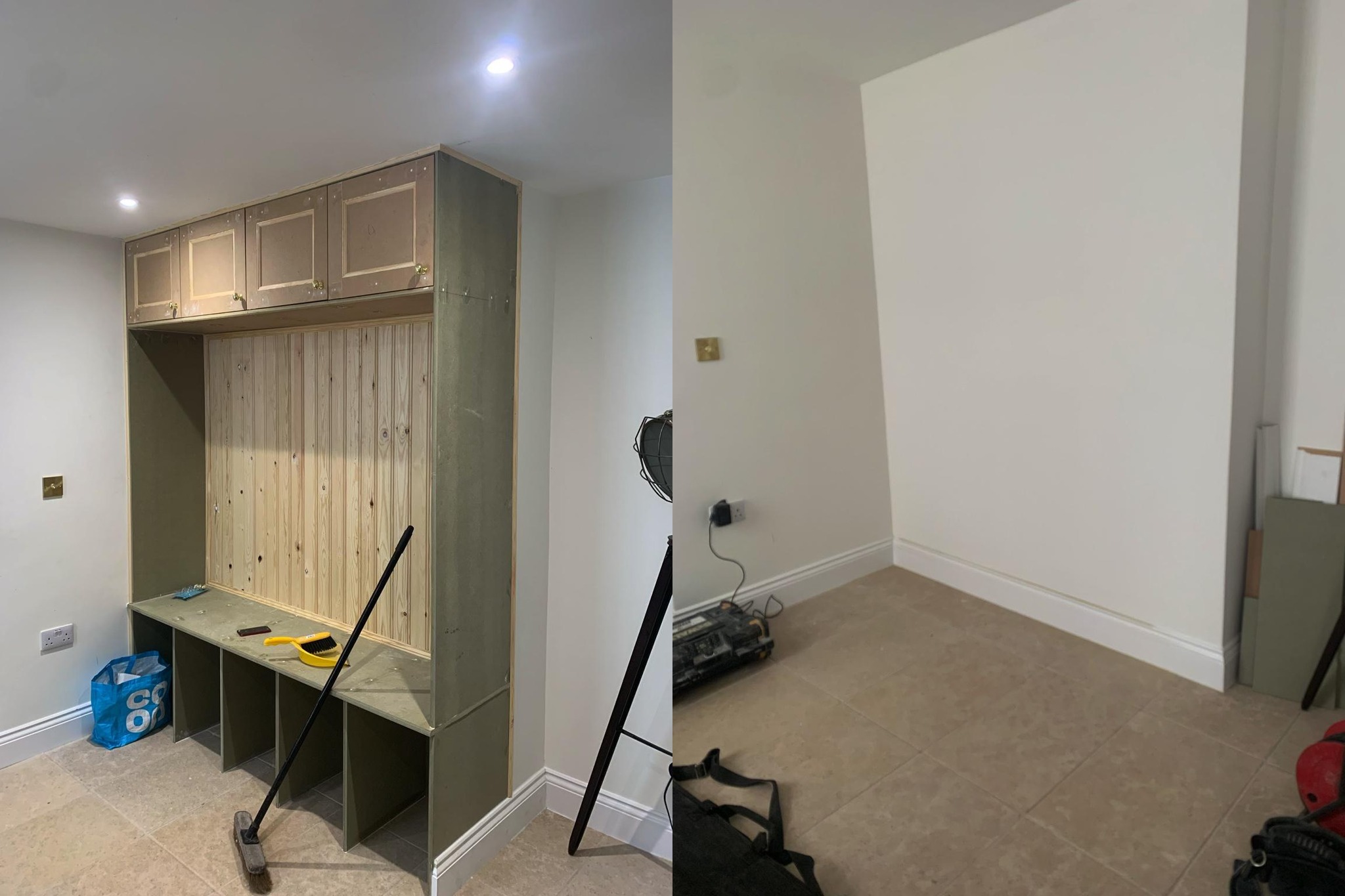 Wardrobe installation
